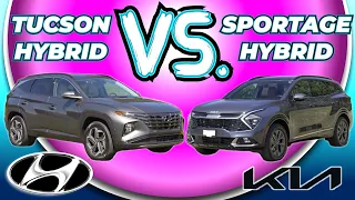 Kia Sportage hybrid VS Hyundai Tucson Hybrid comparison