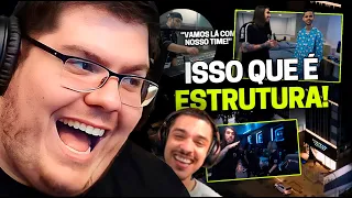 CASIMIRO REAGE: PRÉDIO DA TEAM LIQUID NO BRASIL - O NOVO AWTFBR | Cortes do Casimito