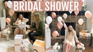 BRIDAL SHOWER VLOG // get ready with me + my bridal shower