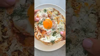 Crispy Fried Feta & Egg | FeelGoodFoodie