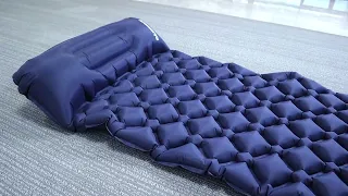 Надувной туристический коврик  матрас, встроенный насос Pacoone, аналог WCG, Eagle Rock 40DNylon