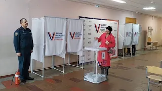 Мария Платанюк проголосовала на выборах Президента России