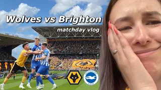 HWANG SCORES BUT 10-MAN WOLVES ARE BATTERED BY BRIGHTON | Wolves vs Brighton (1-4) Matchday Vlog