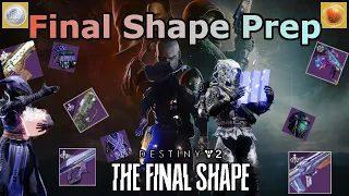 DO THIS Before The Final Shape! (Final Shape Prep Guide)