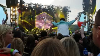 Yellow Coldplay croke park