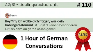 #110 Deutsch lernen mit Dialogen | Deutsch lernen durch Hören | A2-B1 | #learngerman #deutschlernen