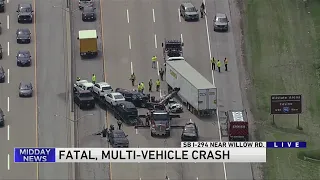 1 dead in 7-vehicle crash on Tri-State near Willow