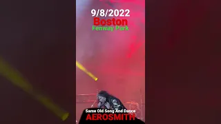 Same Old Song And Dance - AEROSMITH @ Boston, Fenway Park - 9/8/2022