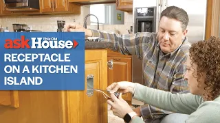 How to Install an Electrical Receptacle on a Kitchen Island | Ask This Old House