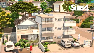 Neighborhood House & Apartment For Rent 🏢🏙  | Stop Motion Build | The Sims 4 | No CC