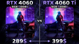 RTX 4060 vs RTX 4060 Ti Test in 1440P & DLSS 3 🔥 | 14 Games Tested