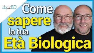 Come sapere la tua Età Biologica. Finalmente un test economico a nostra disposizione.