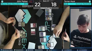 All Will Be One Pioneer Playtesting | Mono-Black Devotion vs Azorius Hammer | Matchup 1