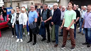 Ode an die Freude, Europaflashmob, 25. Mai 2024, Hameln