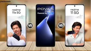 Realme 11x 5G vs Tecno Pova 5 Pro vs Realme 11 5G || Price | Review