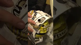 DeSmith shows off his Winter Classic mask