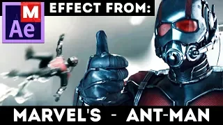 Ant-Man Shrinking Effect from Marvel and Avengers movies feat. VideoBlocks: After Effects Tutorial