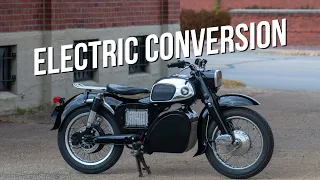 Full Build, No Talking: Vintage Honda Motorcycle Conversion to Electric.