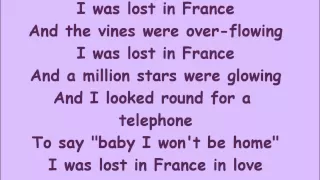 Lost in France- Lyrics Bonnie Tyler