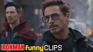 Ironman Funny Scenes From Avengers Infinity War in HINDI