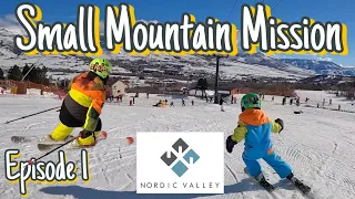 Small Skiers take on a Small Mountain The Best Family Ski Day of the Season!