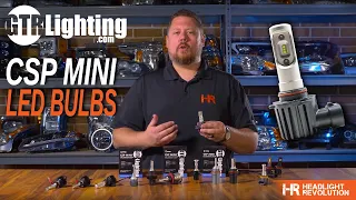 SIZE MATTERS - Super Small and Bright LED Headlight Bulbs | Perfect Fit and Perfect Beam - CSP Mini