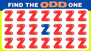 Find The Odd One Out  | ODD ONE OUT NUMBERS & LETTERS  PUZZLE | How Good Are Your Eyes #6