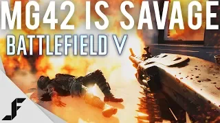 The MG42 is an Absolute Savage in Battlefield 5