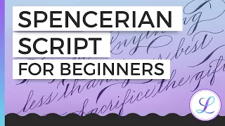 Spencerian Script For Beginners: Practice Tips, Examples + History #spencerian #calligraphy