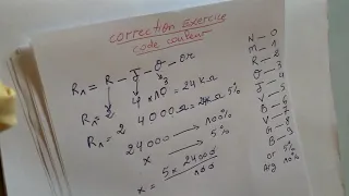 exercice code couleur #Analyse des circuits a courant continu (partie 6)