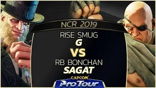 RISE Smug (G) vs RB Bonchan (Sagat) - NCR 2019 - Top 16 - CPT 2019