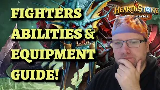 Fighters Abilities and Equipment Leveling Upgrading Guide (Hearthstone Mercenaries)