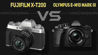 Fujifilm X-T200 vs Olympus E-M10 Mark III  [Camera Battle]