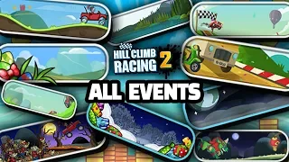 HILL CLIMB RACING 2 ALL EVENTS ✔️