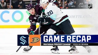 Kraken @ Ducks 4/5 | NHL Highlights 2024