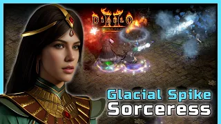 The NEW Glacial Spike Sorceress, Way Better Than I Expected - Diablo 2 Resurrected