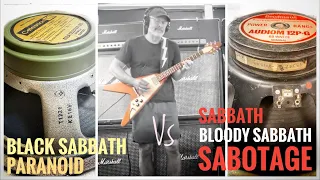 The 2 Classic BLACK SABBATH Guitar Speakers Comparison!