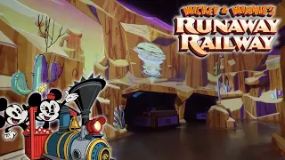 Mickey and Minnie's Runaway Railway 4K Front Seat POV - Hollywood Studios - Walt Disney World