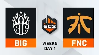 BIG vs Fnatic - Map 2 - Train (ECS Season 8 - Week 5 - DAY1)