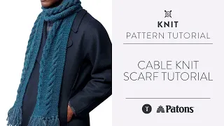 Cable Knit Scarf Tutorial