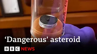 Bennu: 'Most dangerous asteroid' sample arrives in UK | BBC News