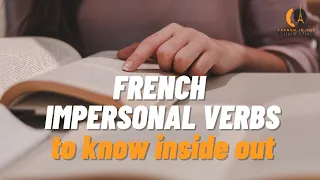 French Impersonal Verbs to know inside out