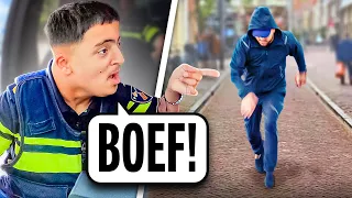 POLITIEAGENT SALAHEDDINE PAKT EEN BOEF 😱🚨