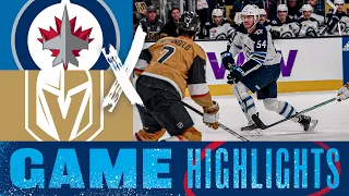Vegas Golden Knights vs. Winnipeg Jets - Game Highlights