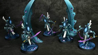 How to Paint Aeldari Eldar Craftworld Mymeara Wraithblades WraithGuard With Army Painter Fanatics