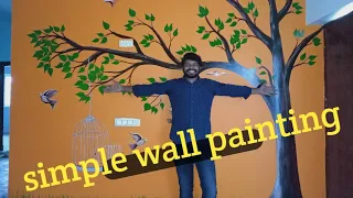 simple wall painting..||artist Ganesh Sharma||