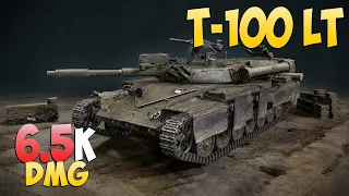 T-100 LT - 9 Kills 6.5K DMG - By oneself! - World Of Tanks