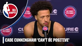 Cade Cunningham: 'NOTHING positive' about Pistons' NBA-record losing streak | NBA on ESPN