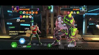 Mcoc Act 8.2.6 boss   Hulk  (Bahamet) vs shag chi (7*r1)