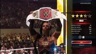 WWE 2K24_ Asuka vs. Bianca Belair WWE RAW Women's Championship